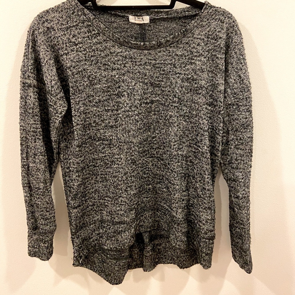 LNA black and white sweater